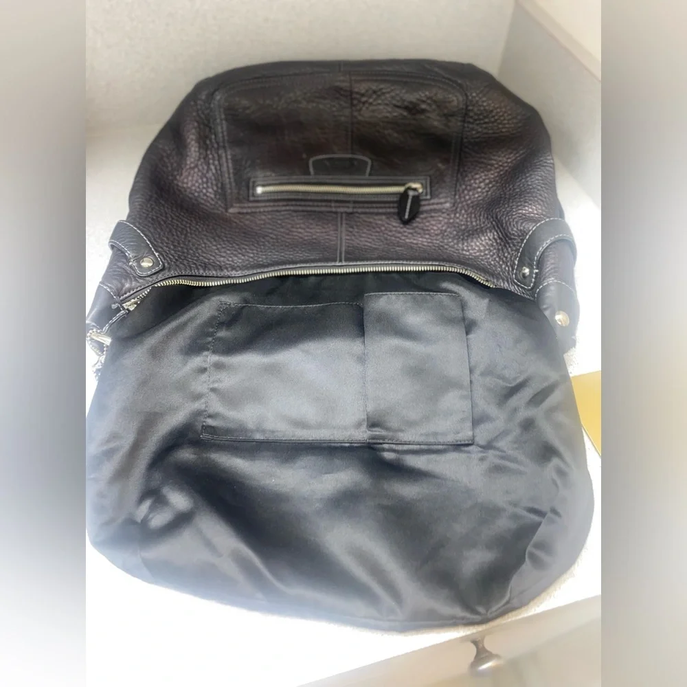 Coach Y2K Large Penelope Black Leather Hobo Bag GUC